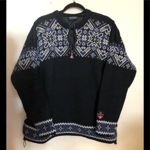 SKJAEVELAND Norwegian men’s wool sweater size XL